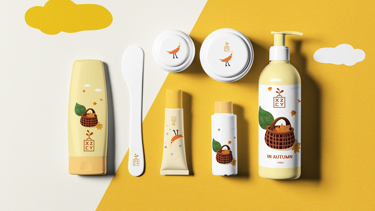 自然之息 解读《XZCY》护肤品插画包装设计的生态美学